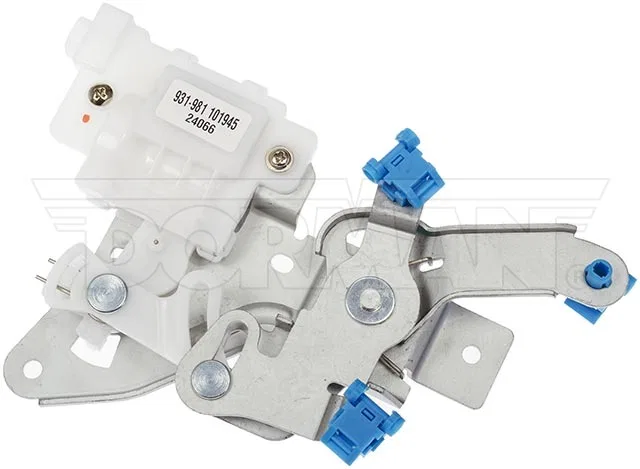 931-981 – DORMAN Tailgate Lock Actuator, OE Replacement Plastic/ Steel White 2 Pin Male Terminal 12-14 Volt DC